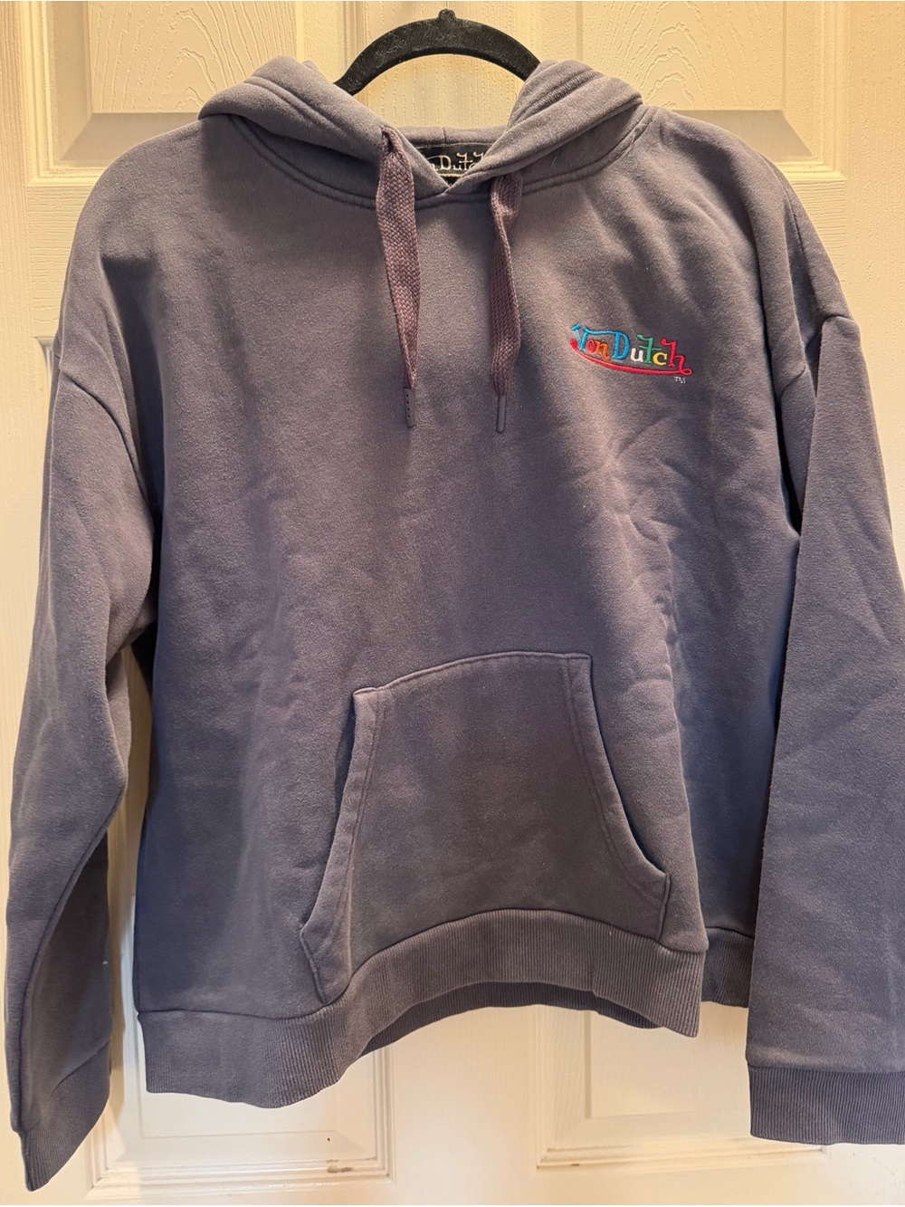 Von Dutch Men's Gray Pullover Hoodie